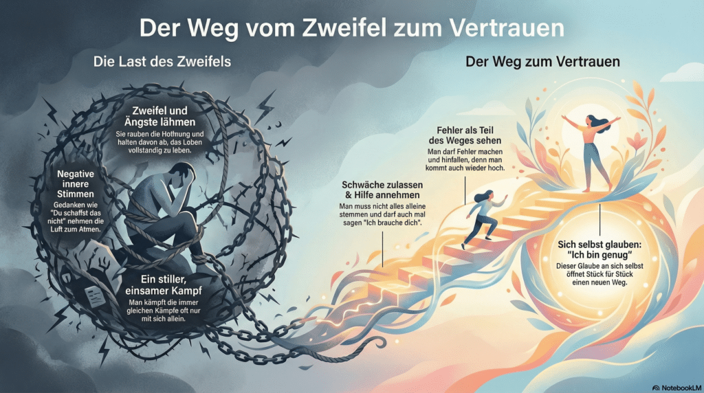 Der Weg vom Zweifel zum Vertrauen