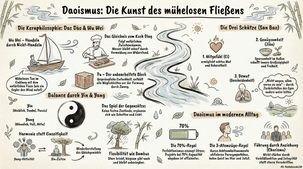 Daoismus: Die Kunst des mühleosen Fließens